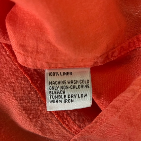 Talbots Irish Linen Button Down - Picture 4 of 4